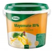 senna majonéz 80%-os zsírtartalommal 5 kg-os kiszerelés -----------7.260-ft helyett