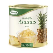 senna ananászos gyümölcstöltelék 3 l-es kiszerelésben