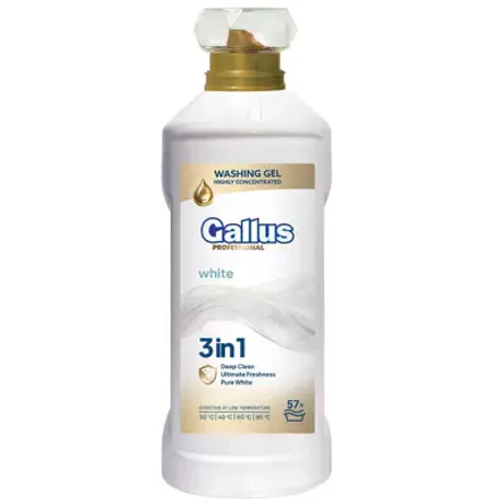 Gallus Gél 2l - 3in1 (57 mosás) - White - Darab ár (6db/karton)