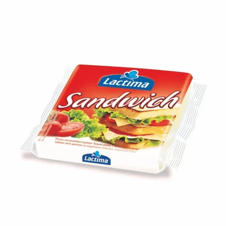 Lactima Szeletelt Lapka Sajt SANDWICH 100g  13db/karton