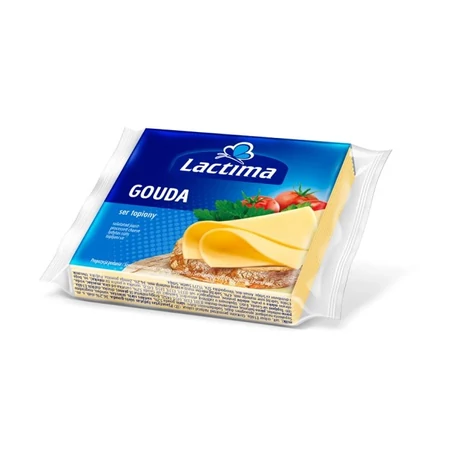 Lactima Szeletelt Lapka Sajt Gouda 130g  10db/karton