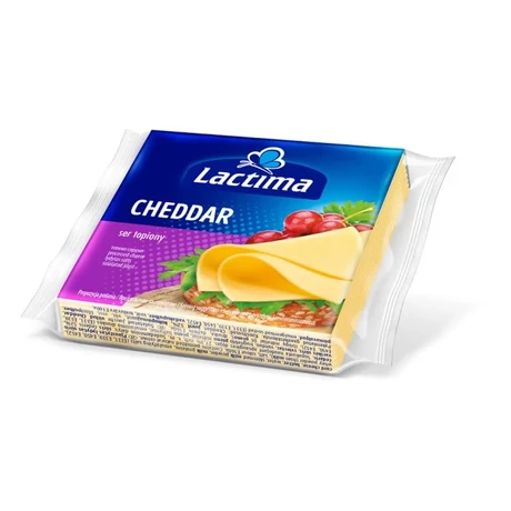 Lactima Szeletelt Lapka Sajt Cheddar 130g  10db/karton