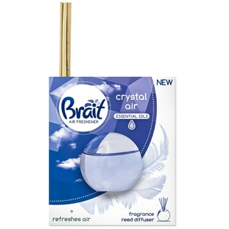 Brait Illatosító Üvegben-40ml-Pálcás-Crystal air - Darabár(12db/karton)