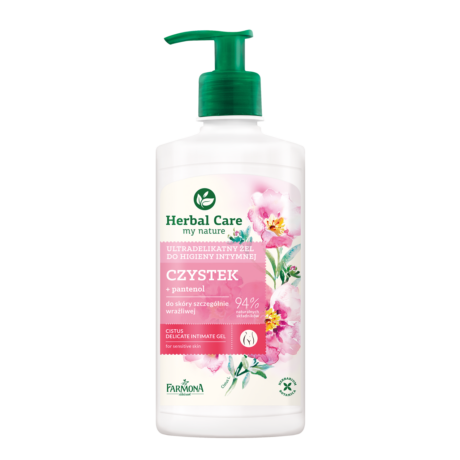 Herbal Care Intim mosakodó gél 94%-ban természetes érzékeny bőrre 330ml (12darab/karton)