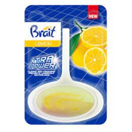 Brait wc akasztós tisztító citrom illat 40 gramm (24 darab/karton)