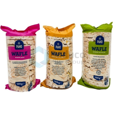 WAFLE Puffasztott rizs Többféle gabonából -darab ár (8db/karton)