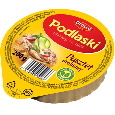 Podlaski Baromfi Pástétom 200gramm -darabár (8 darab/csomag)