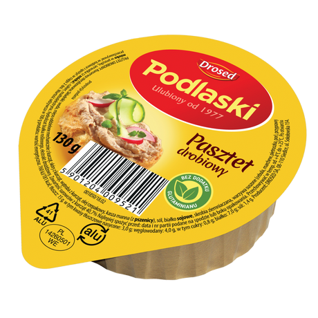 Podlaski Baromfi Pástétom 130gramm -darabár (12darab/csomag)
