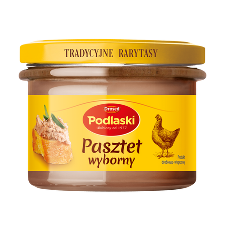 Podlaski Finom pástétom Tyúkkal 160 gramm -darabár (12 darab/csomag)