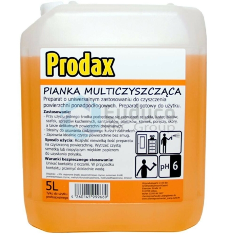 Prodax Univerzális Tisztítószer 5L -darabár (3darab/karton)