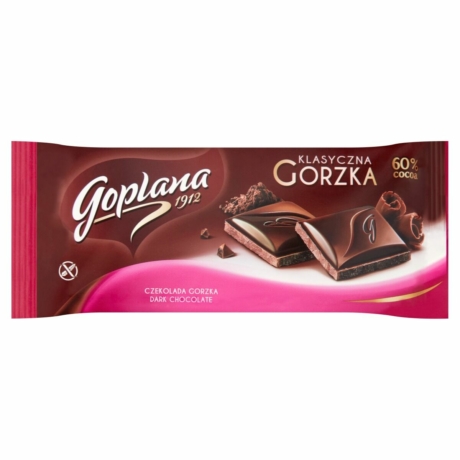 Goplana Classic keserű csokoládé 90 gramm (20 db/karton)