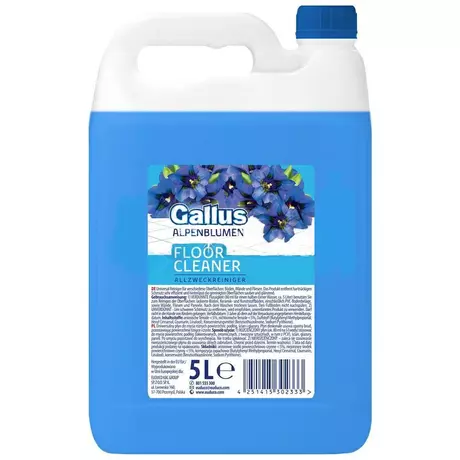 GALLUS Univerzális folyadék 5L alpesi virágok (kék) Darabár (3darab/karton)