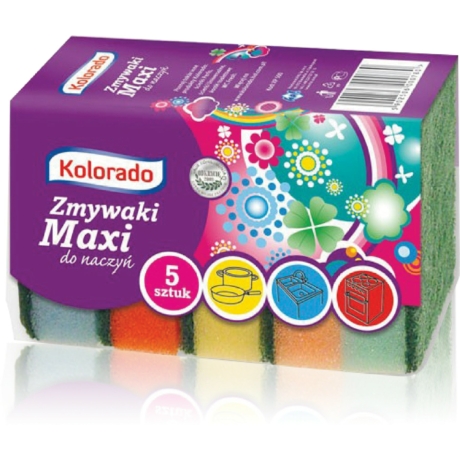 KOLORADO Premium mosogatószivacs 5db (16darab/karton)