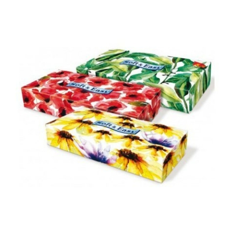 Soft&Easy papírzsepkendő 2rétegű dobozos 80db (24 darab/karton)