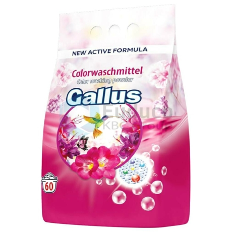 Gallus mosópor 3,9 kg (60mosás) Color darabár (4 darabtól a termék ára 1750 Ft)