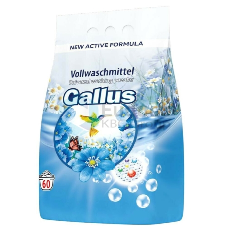 Gallus mosópor 3,9 kg (60mosás) Universal - Új csomagolásban Aktív Formulával - darab ár 