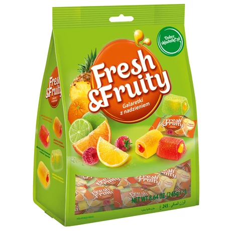 Wawel Fresh & Fruity Gyümölcsös zselé 245g (12db/karton)