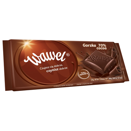 Wawel 43%-os kakaó tartalmú csokoládé 100g -darabár (18db/karton)