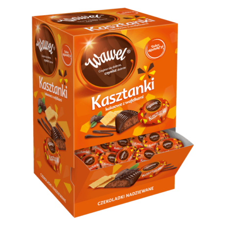 Wawel 2,3 kg-os töltött Kasztanki csokik -darabár (/karton)