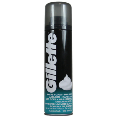Gillette Borotvahab Sensitive 200 ml (6 darab/karton)