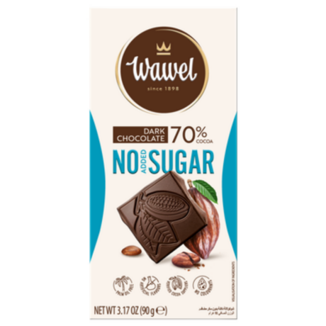 Wawel 70% Keserű csokoládé hozzáadott cukor nélkül 90g -darabár (15db/karton)