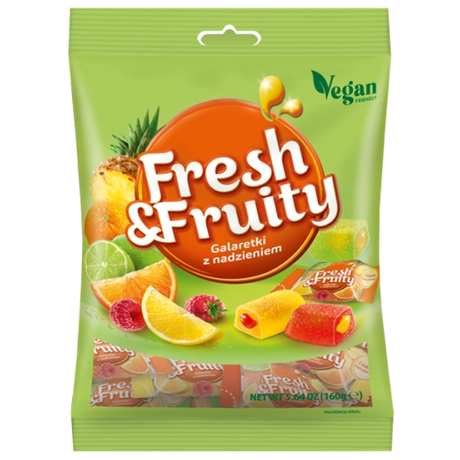 Wawel Fresh & Fruity gyümölcsös zselé VEGÁN 1kg (5db/karton)
