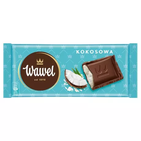 Wawel Tejcsokoládé Kókuszos 87g Darab ár (19db/karton)