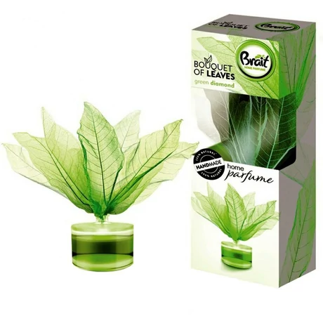 Brait illatosító üvegben -50ml -Zöld gyémánt(zöld) - Darabár (15darab/karton)