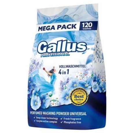 Gallus Professional Parfümös Koncentrált 4in1 6,6kg- Universal(120 mosás) Darab ár(3db-tól a termék darab ára:2890-ft)