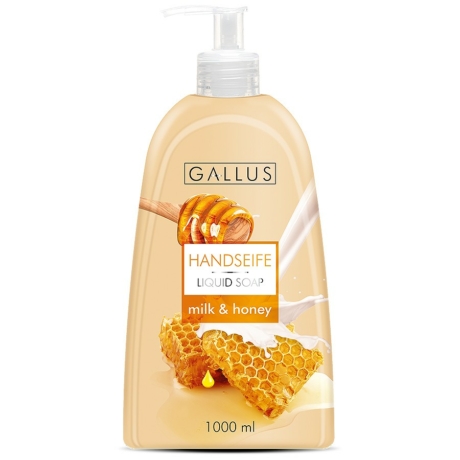 Gallus - Folyékony szappan - 1l - Tej & Méz - Darab Ár (8db-tól a termék darab ára:575-ft)