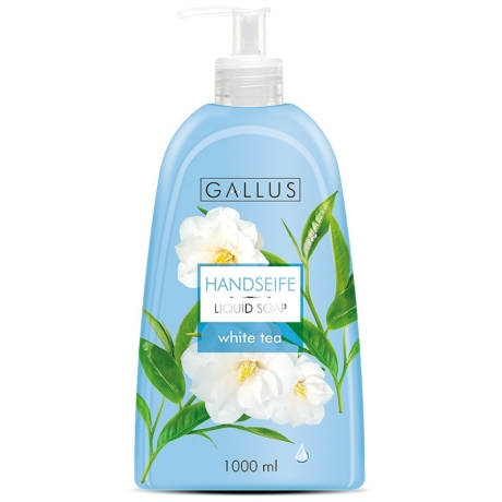 Gallus - Folyékony szappan - 1l - Fehér tea- Darab Ár (8db-tól a termék darab ára:570-ft)