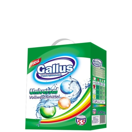 Gallus - Professional 3,575kg - Universal(55 mosás) Darab ár(6db-tól a termék darab ára: 1630-ft)
