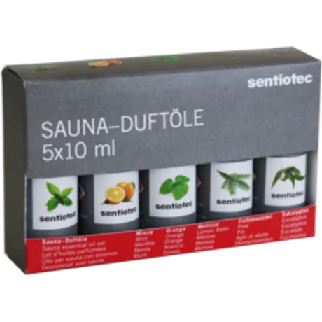 5x10ml szett az eukaliptusz,narancs,fenyő,citromfű és menta frissítő illataival.