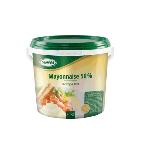 senna majonéz 50%-os zsírtartalommal 5 kg-os kiszerelés