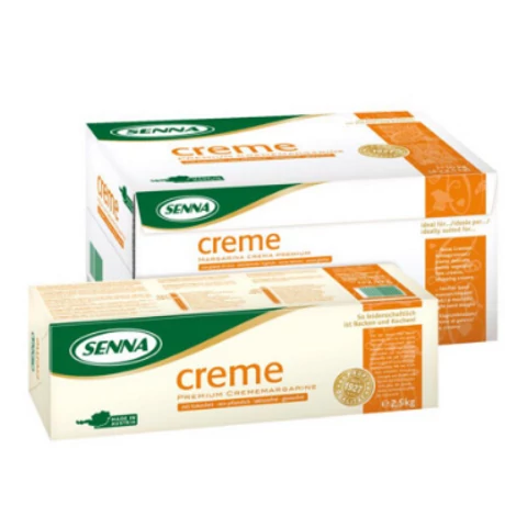 Senna krémmargarin 80% 10 kg, 4/2,5 kg-os kiszerelésben