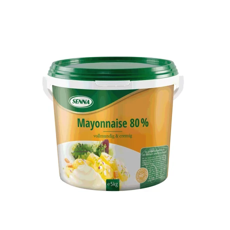 senna majonéz 80%-os zsírtartalommal 5 kg-os kiszerelés
